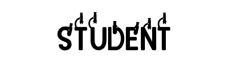 Clever Science Mircoscope  Free Fonts Download