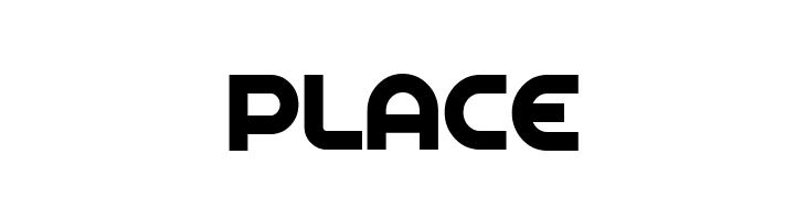 PLACE Spin Cycle Font