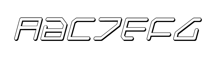 Federapolis Shadow Italic  Free Fonts Download