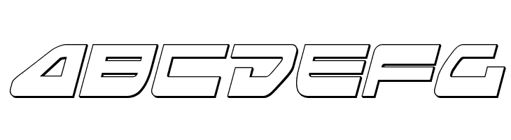 Searider Falcon 3D Italic  Free Fonts Download