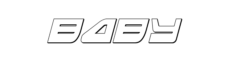 Searider Falcon 3D Italic  Free Fonts Download