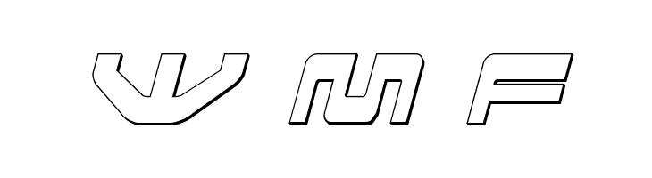 Searider Falcon 3D Italic  Free Fonts Download