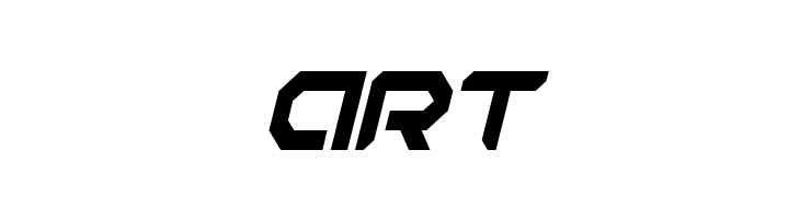 Robotaur Condensed Italic  Free Fonts Download