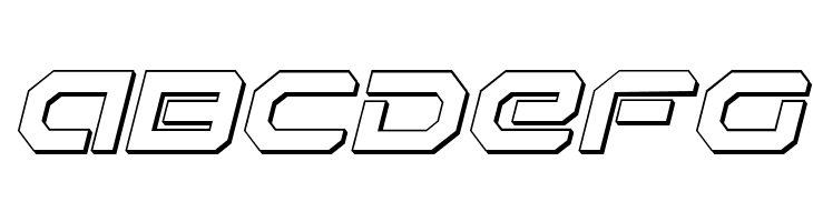 Robotaur 3D Italic  Free Fonts Download