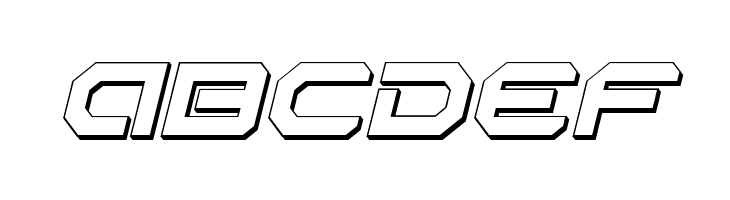 Robotaur 3D Italic  Free Fonts Download