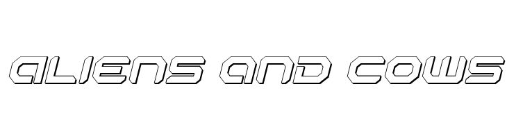 Robotaur 3D Italic  Free Fonts Download