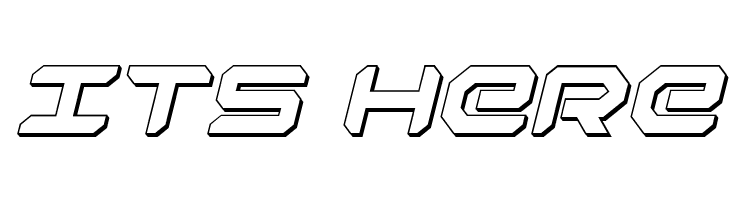 Robotaur 3D Italic  Free Fonts Download