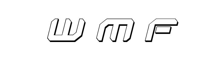 Robotaur 3D Italic  Free Fonts Download