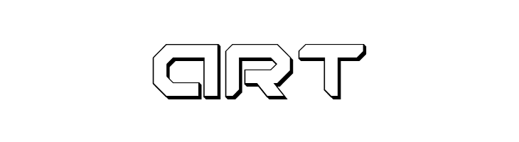 Robotaur 3D  Free Fonts Download
