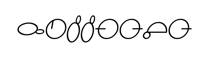 SF Distant Galaxy Symbols Italic  Free Fonts Download