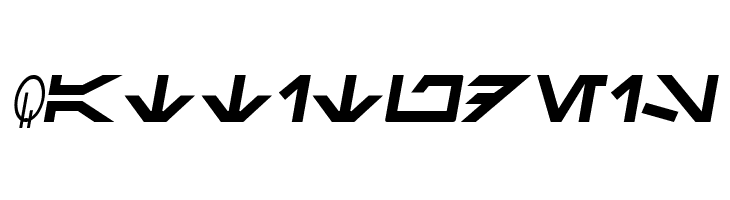 SF Distant Galaxy Symbols Italic  Free Fonts Download