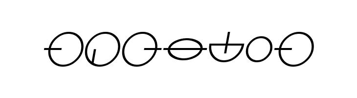 SF Distant Galaxy Symbols Italic  Free Fonts Download