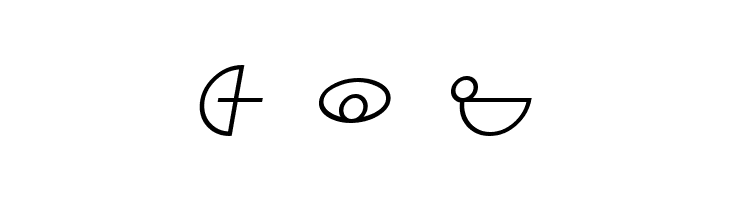 SF Distant Galaxy Symbols Italic  Free Fonts Download