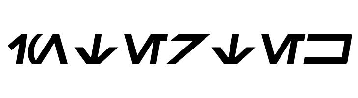 SF Distant Galaxy Symbols Italic  Free Fonts Download