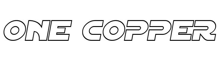 SF Distant Galaxy Outline Italic  Free Fonts Download