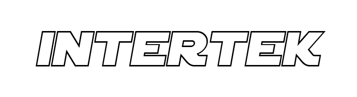 SF Distant Galaxy Outline Italic  Free Fonts Download