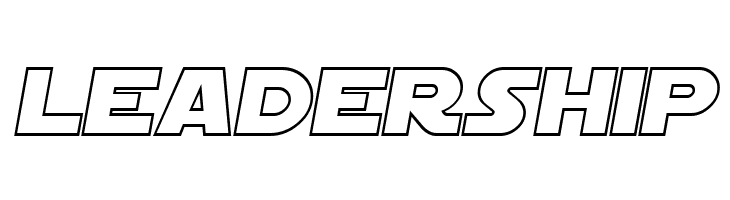 SF Distant Galaxy Outline Italic  Free Fonts Download