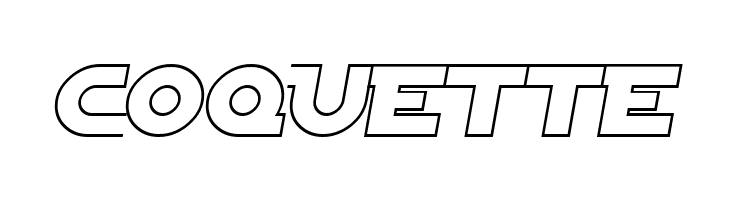 SF Distant Galaxy AltOutline Italic  Free Fonts Download