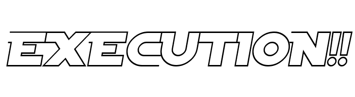 SF Distant Galaxy AltOutline Italic  Free Fonts Download