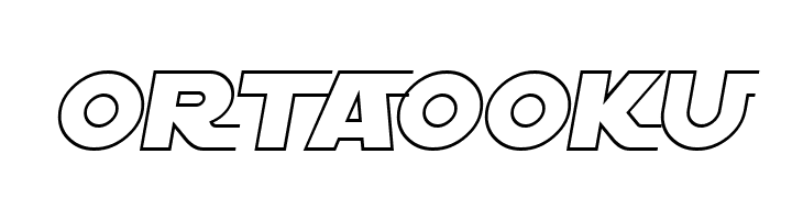 SF Distant Galaxy AltOutline Italic  Free Fonts Download