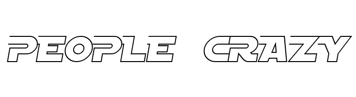 SF Distant Galaxy AltOutline Italic  Free Fonts Download