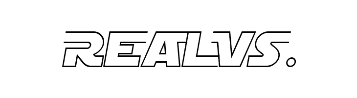 SF Distant Galaxy AltOutline Italic  Free Fonts Download