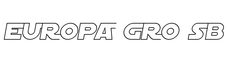 SF Distant Galaxy AltOutline Italic  Free Fonts Download