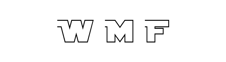 SF Distant Galaxy AltOutline  Free Fonts Download