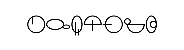 SF Distant Galaxy Symbols  Free Fonts Download