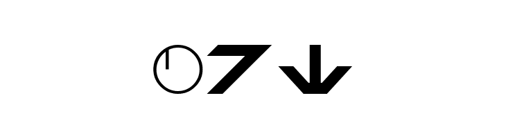 SF Distant Galaxy Symbols  Free Fonts Download