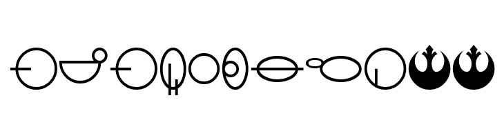 SF Distant Galaxy Symbols  Free Fonts Download