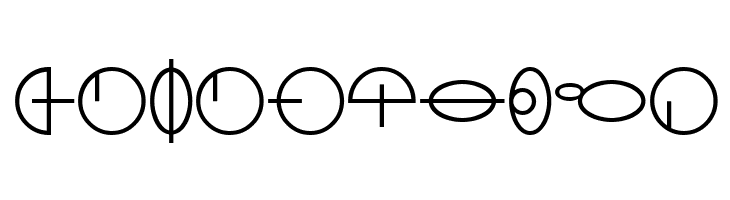 SF Distant Galaxy Symbols  Free Fonts Download