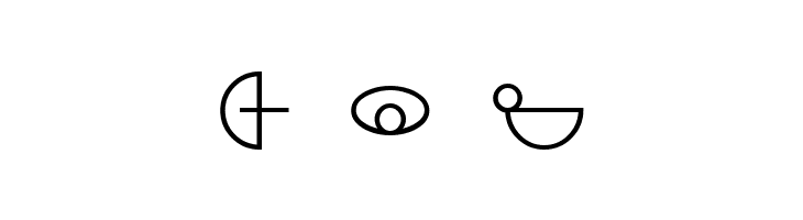 SF Distant Galaxy Symbols  Free Fonts Download