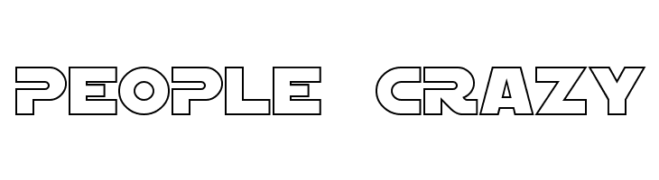 SF Distant Galaxy Outline  Free Fonts Download