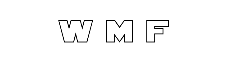 SF Distant Galaxy Outline  Free Fonts Download