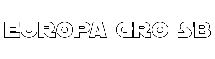SF Distant Galaxy Outline  Free Fonts Download