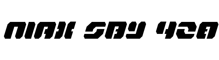 Dan Stargate Condensed Italic  Free Fonts Download