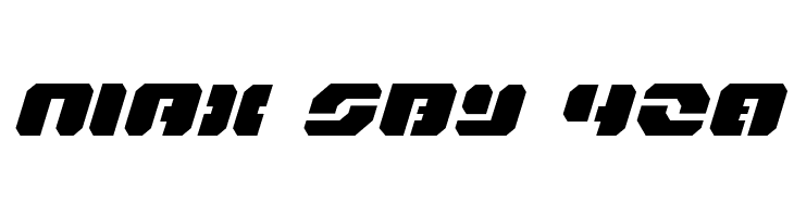 Dan Stargate Expanded Italic  Free Fonts Download