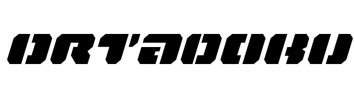 Dan Stargate Expanded Italic  Free Fonts Download