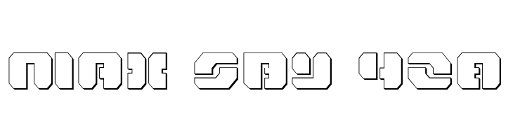 Dan Stargate Outline  Free Fonts Download