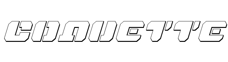 Dan Stargate Outline Italic  Free Fonts Download