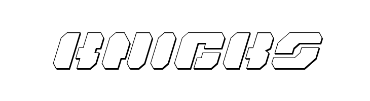 Dan Stargate Outline Italic  Free Fonts Download