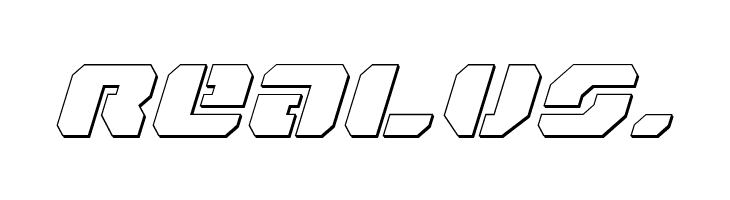 Dan Stargate Outline Italic  Free Fonts Download