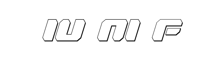 Dan Stargate Outline Italic  Free Fonts Download