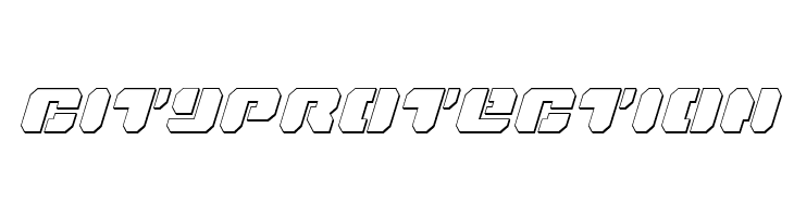 Dan Stargate Outline Italic  Free Fonts Download