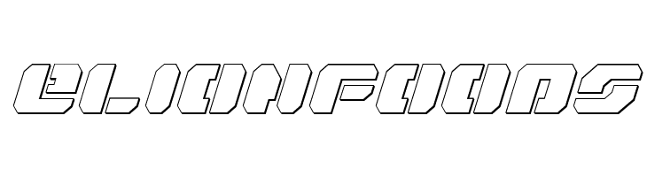 Dan Stargate Outline Italic  Free Fonts Download