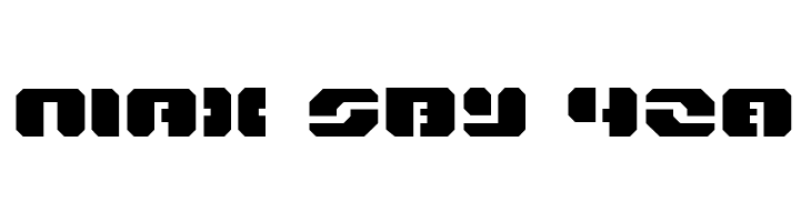 Dan Stargate Extra-expanded  Free Fonts Download