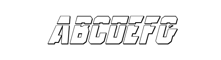 Anitlles Laser 3D Italic  Free Fonts Download