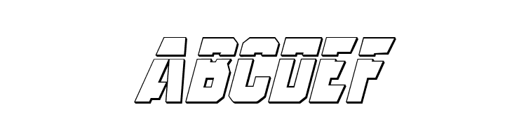 Anitlles Laser 3D Italic  Free Fonts Download