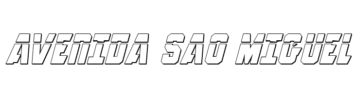 Anitlles Laser 3D Italic  Free Fonts Download